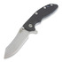 Hinderer XM-18 3,5" Skinner foldekniv, black/TI blue