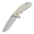 Hinderer XM-18 3,5" Spanto foldekniv, grey/Ti battle finish