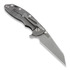 Hinderer XM-18 3,5" Wharncliffe Fatty foldekniv, working finish TI