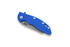 Coltello pieghevole Hinderer XM-18 3,5" Wharncliffe Fatty, Bronze Ti, blu