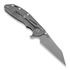 Briceag Hinderer XM-24 4" Wharncliffe, working finish TI, negru