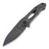 มีดพับ Custom Knife Factory Ratata Black, Timascus clip