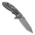 Hinderer XM-18 3,5" Harpoon Tanto Fatty vouwmes, black/blue