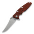 Coltello pieghevole Hinderer Eklipse Gen2 bowie, black/orange