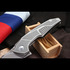 Custom Knife Factory Muscle satin összecsukható kés