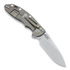 Briceag Hinderer XM-18 3,5" Non-flipper Slicer, Ti bronze, gri