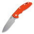 Hinderer - XM-18 3,5" Non-flipper Slicer, Ti bronze, orange