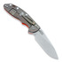 Hinderer XM-18 3,5" Non-flipper Slicer foldekniv, Ti bronze, orange