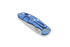 Hinderer XM-18 3,5" Non-flipper Slicer vouwmes, blue/black