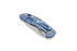 Hinderer XM-18 3,5" Non-flipper Slicer vouwmes, blauw