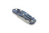 Hinderer XM-18 3,5" 20CV Harpoon Spanto 折り畳みナイフ, black/blue Ti