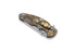 Hinderer Jurassic Spearpoint fällkniv, stonewash bronze, Gear Theme black