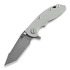 Hinderer XM-18 3.0 Harpoon Tanto 折り畳みナイフ, working finish, 灰色