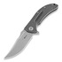 Reate Valhalla folding knife, hollow handle, stonewash