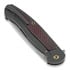 Cheburkov Scout M390 Titanium foldekniv, Red Carbon Fibre Inlay