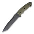 EX F01 Fixed Tanto Blade, verde olivo