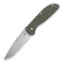 Hinderer - Firetac Spearpoint, stonewashed, verde