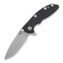 Hinderer XM-18 3.0 Gen 4 Spearpoint foldekniv, working finish, sort