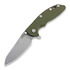 Briceag Hinderer XM-18 3.5 Gen6 Sheepsfoot, working finish, od green