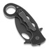 Saliekams nazis Emerson Karambit Flipper, melns