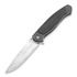 Cheburkov Scout Damascus Titanium foldekniv, Black Carbon Fibre Inlay