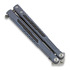 Maxace Pelican Tanto butterfly knife, blue