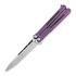 Maxace Pelican Tanto butterfly knife, purple