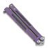 Maxace Pelican Tanto butterfly knife, purple