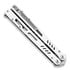 Maxace Banshee Tanto butterfly knife, satin, white