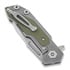 Coltello pieghevole Hinderer Full Track Tri-Way Spearpoint, stonewash, verde