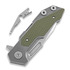 Briceag Hinderer Full Track Tri-Way Spearpoint, stonewash, verde