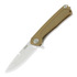ANV Knives Z100 Plain edge összecsukható kés, G10, coyote