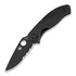 Spyderco - Tenacious Lightweight Black Blade, fűrészfogú