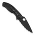 Сгъваем нож Spyderco Tenacious Lightweight Black Blade, spyderedge C122SBBK