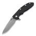 Saliekams nazis Hinderer XM-18 3.5 Tri-Way Spearpoint, battle blue, melns