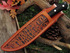 Bark River Trailbuddy III survival mes, bocote wood