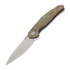 Goccia, green canvas micarta