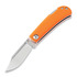 Kansept Knives - Wedge Backlock G10, 橙色