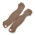 Flytanium - Lotus Earth Brown G-10 Scales for Spyderco Paramilitary 2 Knife