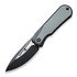Складний ніж We Knife Baloo Black Titanium, gray G10 21033-1