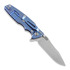 Zavírací nůž Hinderer Eklipse 3.5" Spearpoint Tri-Way Stonewash Blue Translucent Green G10