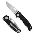 Demko Knives - AD20.5 S35VN Clip Point, fekete