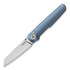 Nóż składany MKM Knives Miura, Integral titanium handle - Blue Anodized MKMI-TBL