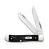 Case Cutlery - Mini Trapper, Black Synthetic Rough Jig