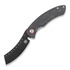 Red Horse Knife Works Hell Razor P Marbled Carbon Fiber vouwmes, PVD Black