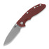 Zavírací nůž Hinderer 3.5 XM-18 Slicer Non Flipper Tri-Way Battle Bronze Red G10