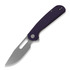 Сгъваем нож Liong Mah Designs Trinity, Purple G10