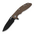 Сгъваем нож Hinderer 3.5 XM-18 Magnacut Skinny Slicer Tri-Way Battle Black FDE G10