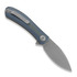 Trollsky Knives Mandu Blue Micarta sklopivi nož