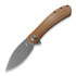 Nóż składany Trollsky Knives Mandu Brown Micarta
